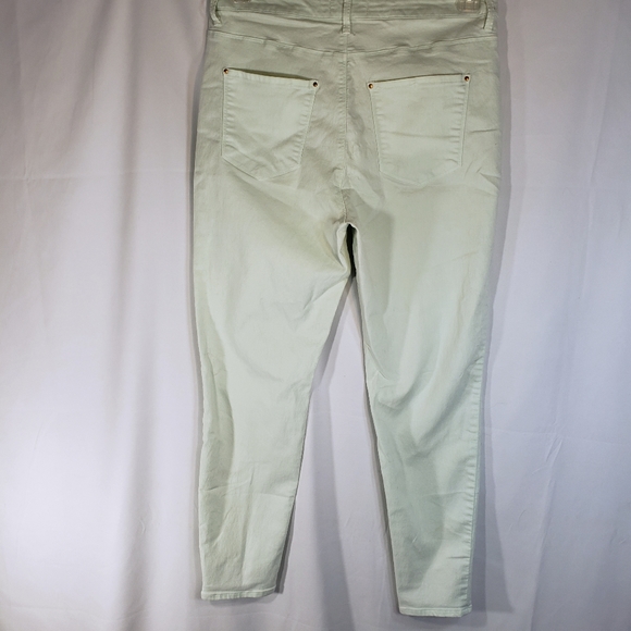 Forever 21 Mint Green Five Pocket Skinny Jeans Size 31 - Picture 3 of 6